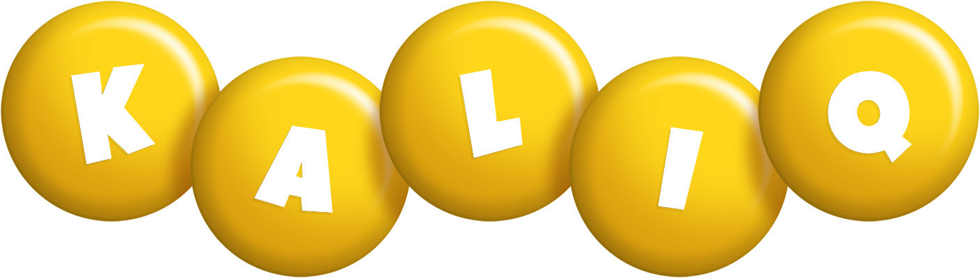 Kaliq candy-yellow logo