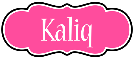 Kaliq invitation logo