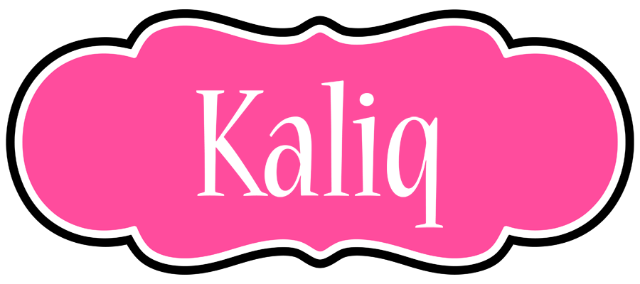 Kaliq invitation logo