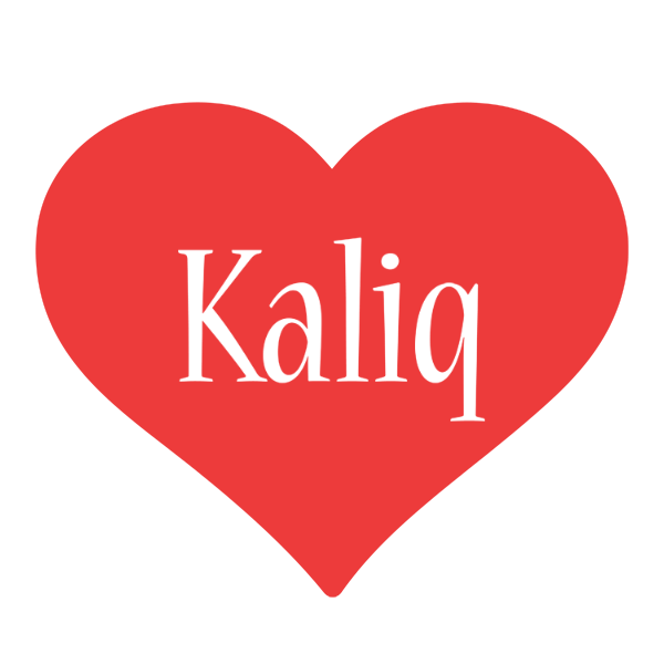 Kaliq love logo
