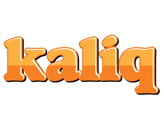 Kaliq orange logo