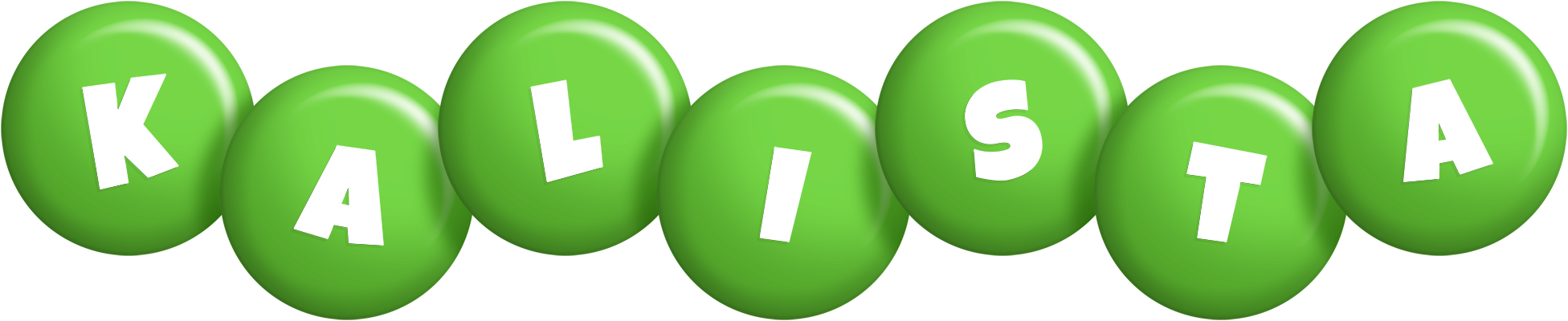 Kalista candy-green logo