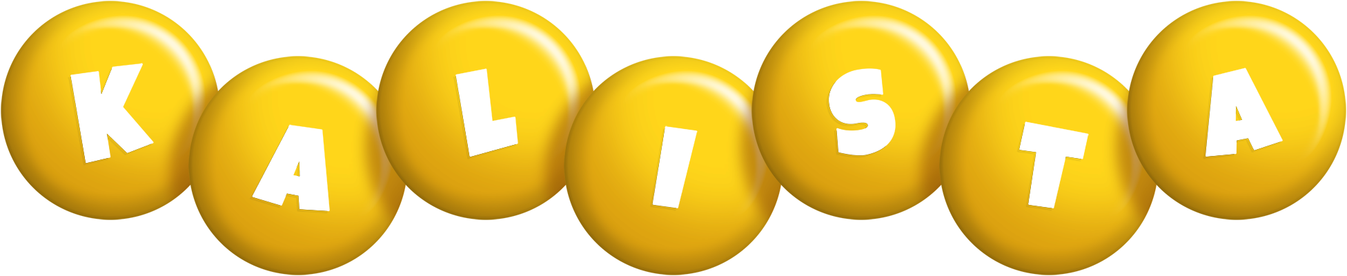 Kalista candy-yellow logo