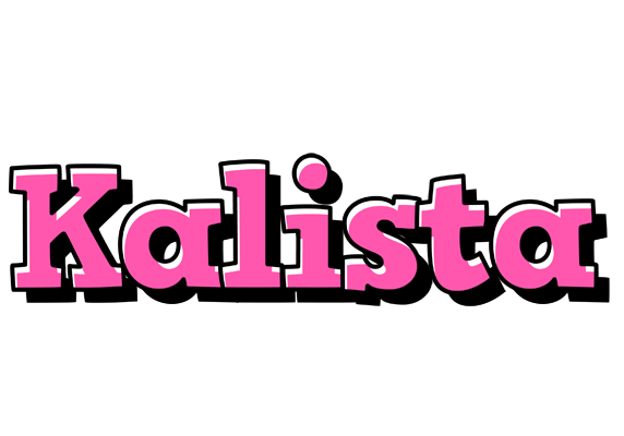 Kalista girlish logo