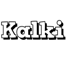 Kalki snowing logo