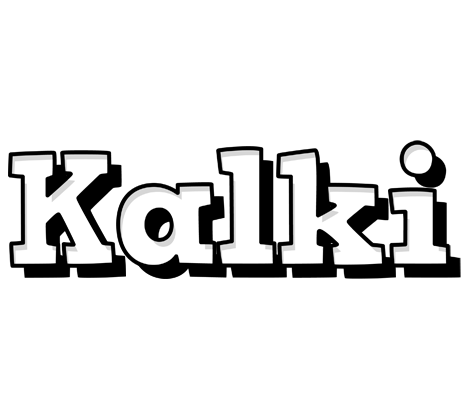 Kalki snowing logo