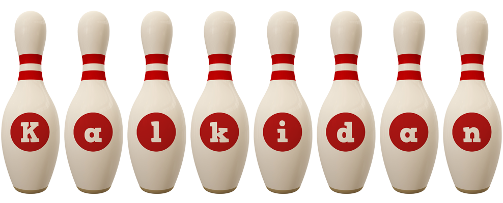 Kalkidan bowling-pin logo