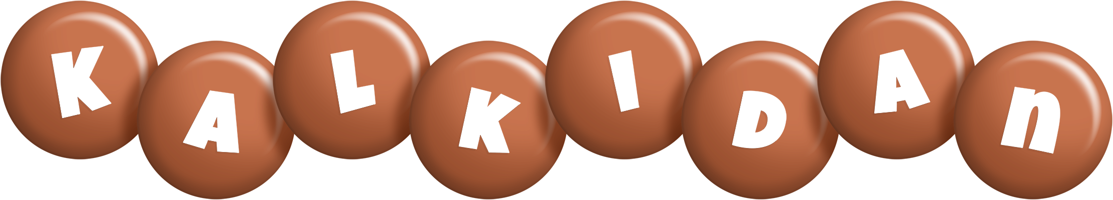 Kalkidan candy-brown logo