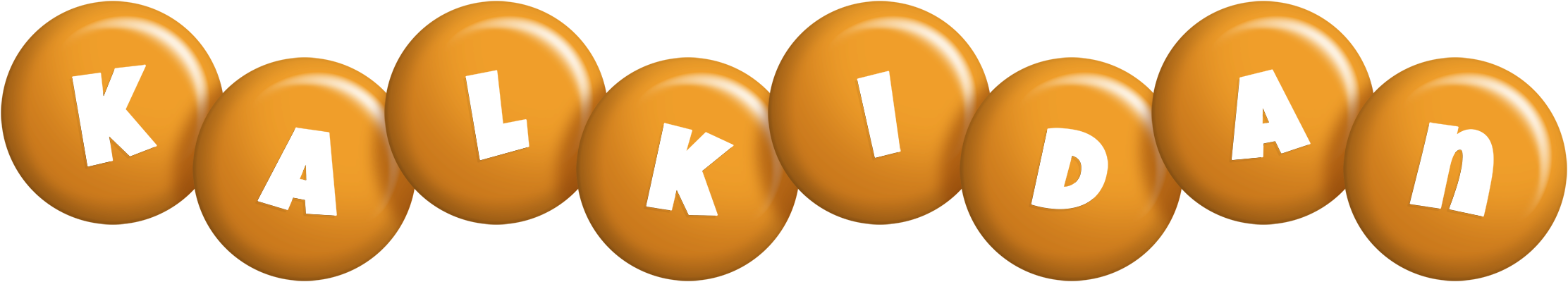 Kalkidan candy-orange logo