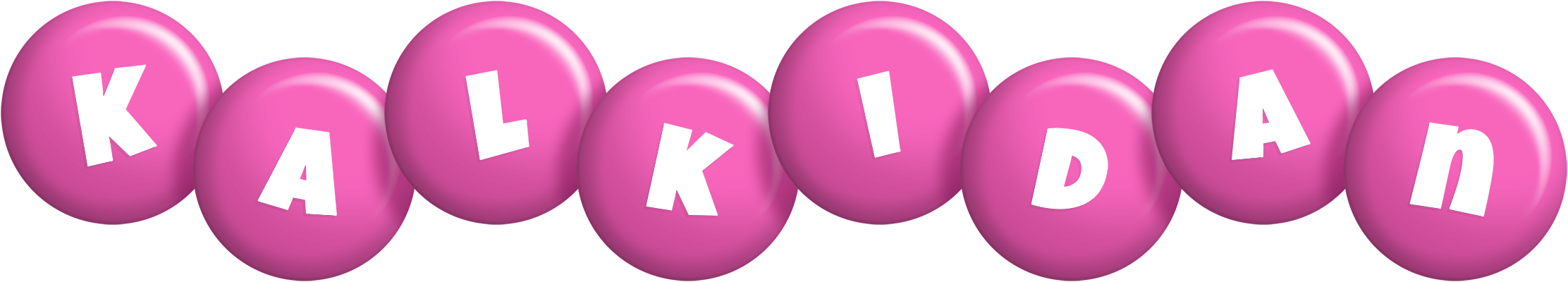 Kalkidan candy-pink logo