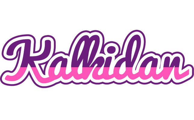 Kalkidan cheerful logo