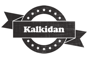 Kalkidan grunge logo