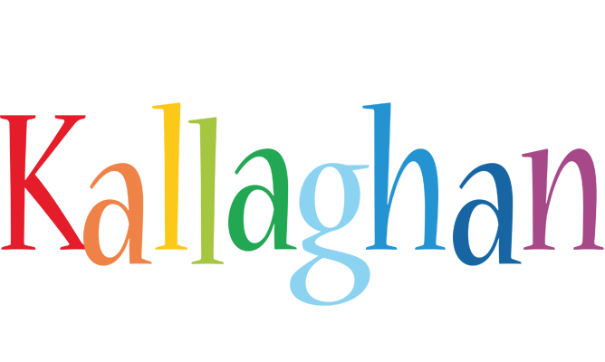 Kallaghan birthday logo