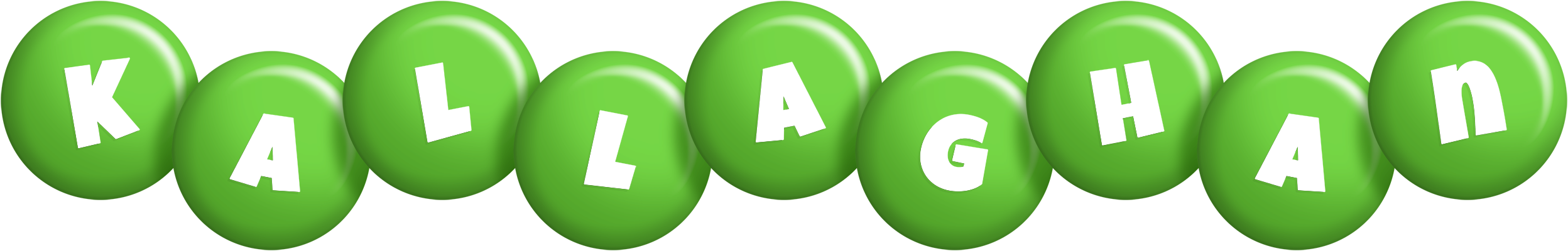 Kallaghan candy-green logo