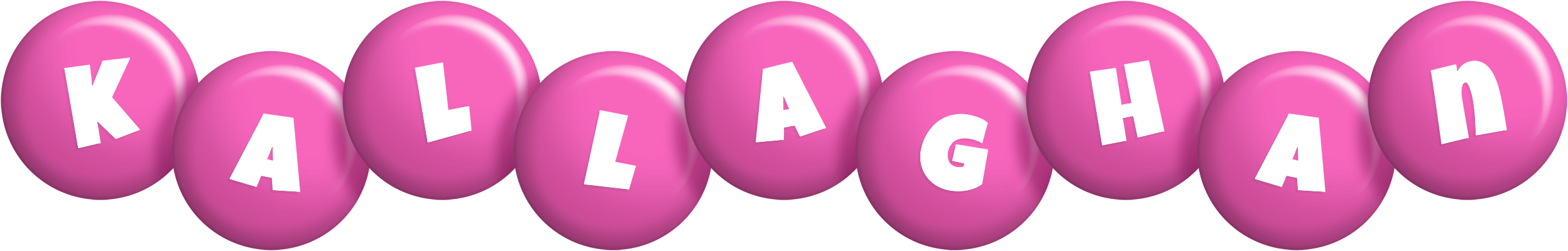 Kallaghan candy-pink logo