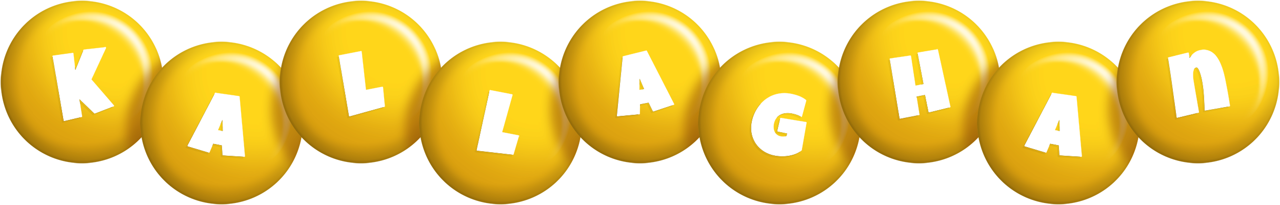 Kallaghan candy-yellow logo