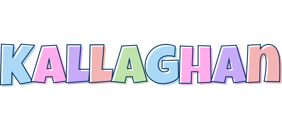 Kallaghan pastel logo