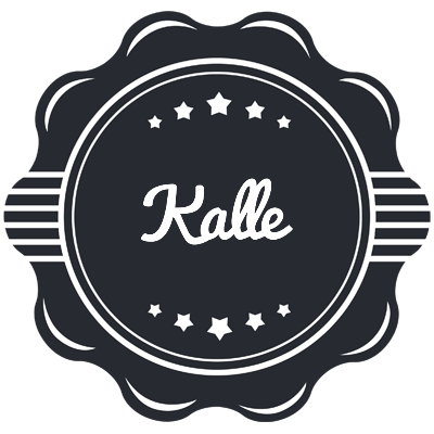 Kalle badge logo