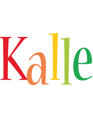 Kalle birthday logo