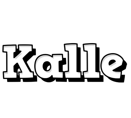 Kalle snowing logo