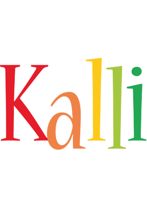 Kalli birthday logo