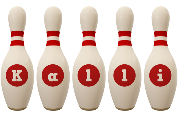 Kalli bowling-pin logo