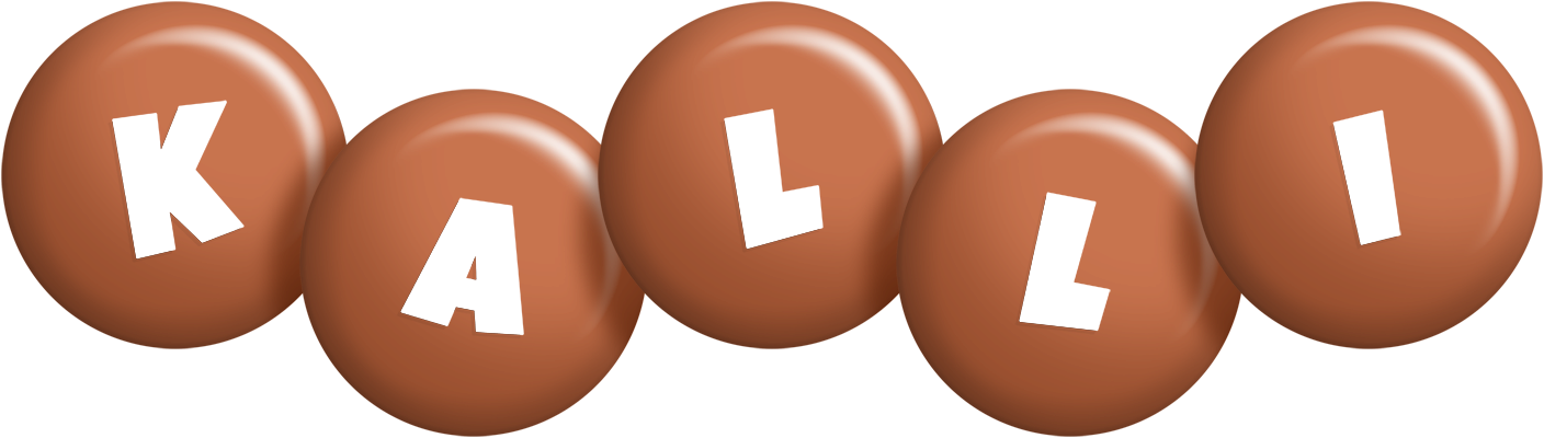 Kalli candy-brown logo