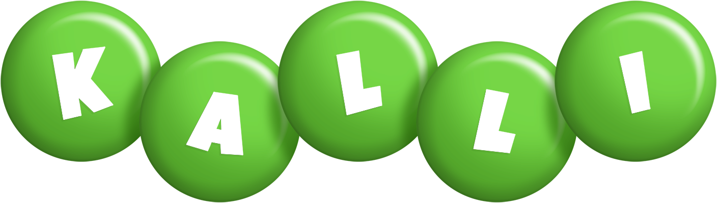 Kalli candy-green logo