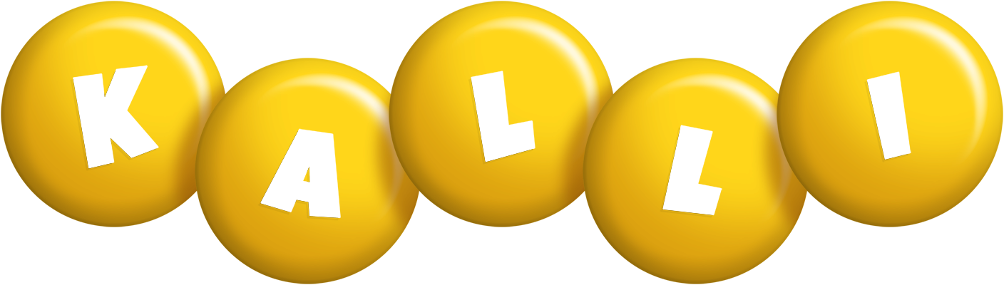 Kalli candy-yellow logo