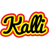 Kalli flaming logo