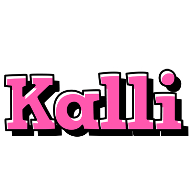 Kalli girlish logo