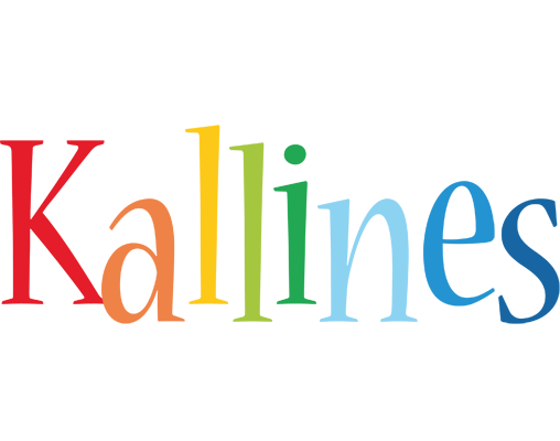 Kallines birthday logo