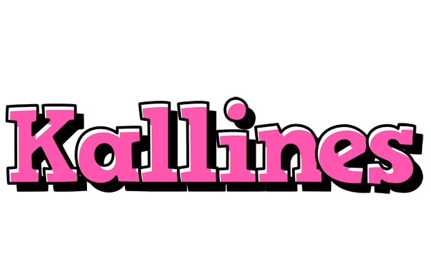 Kallines girlish logo