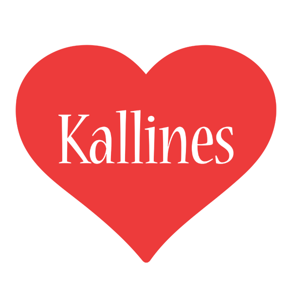 Kallines love logo