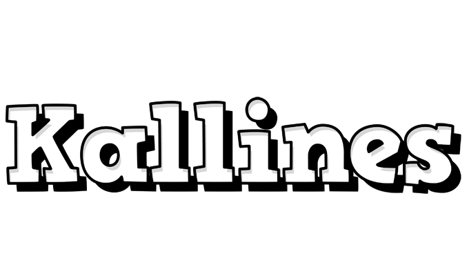 Kallines snowing logo