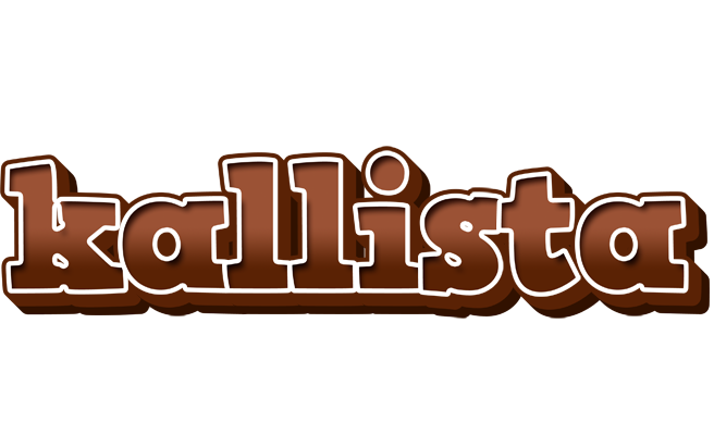 Kallista brownie logo
