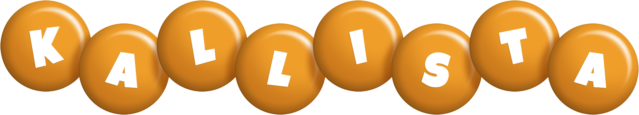 Kallista candy-orange logo