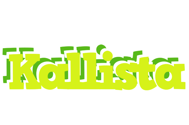 Kallista citrus logo