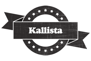 Kallista grunge logo