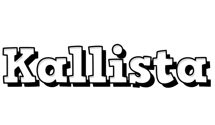Kallista snowing logo