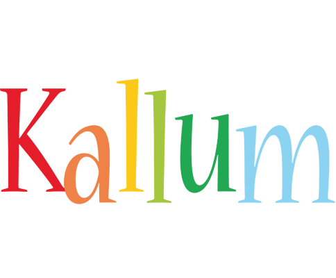 Kallum birthday logo