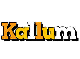 Kallum cartoon logo