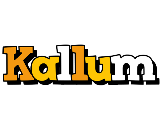 Kallum cartoon logo