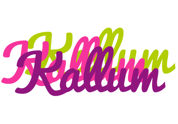 Kallum flowers logo