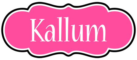 Kallum invitation logo