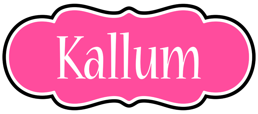 Kallum invitation logo