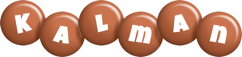 Kalman candy-brown logo