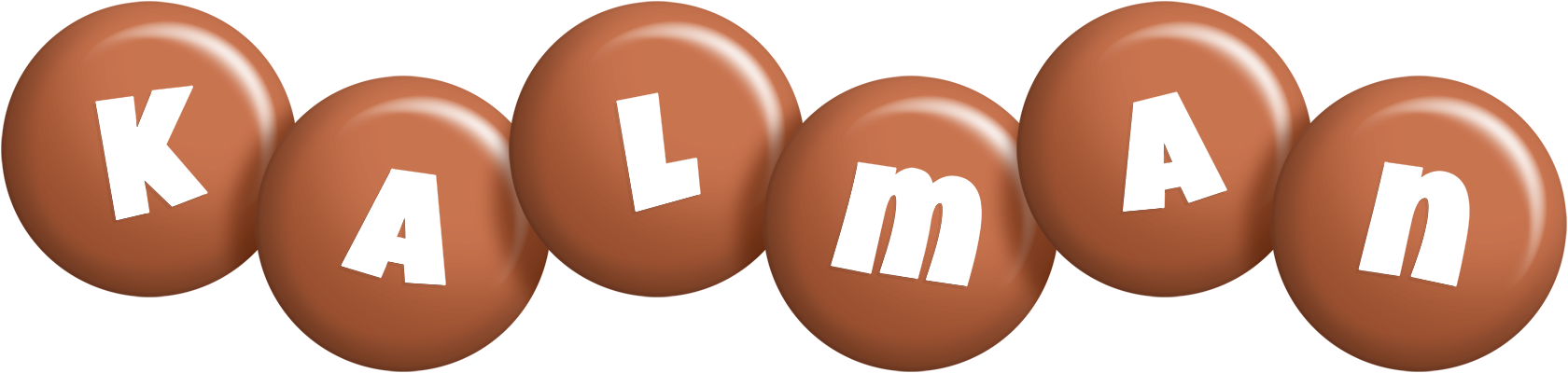Kalman candy-brown logo