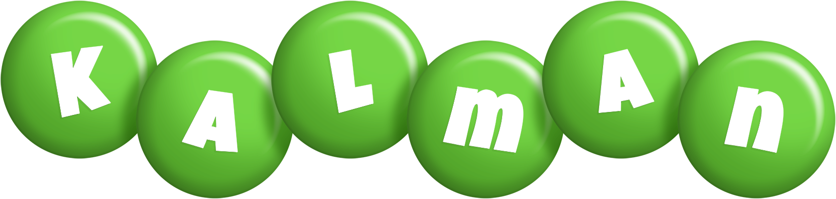 Kalman candy-green logo