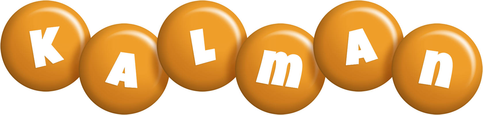 Kalman candy-orange logo